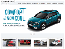 Tablet Screenshot of citroen-center.ch